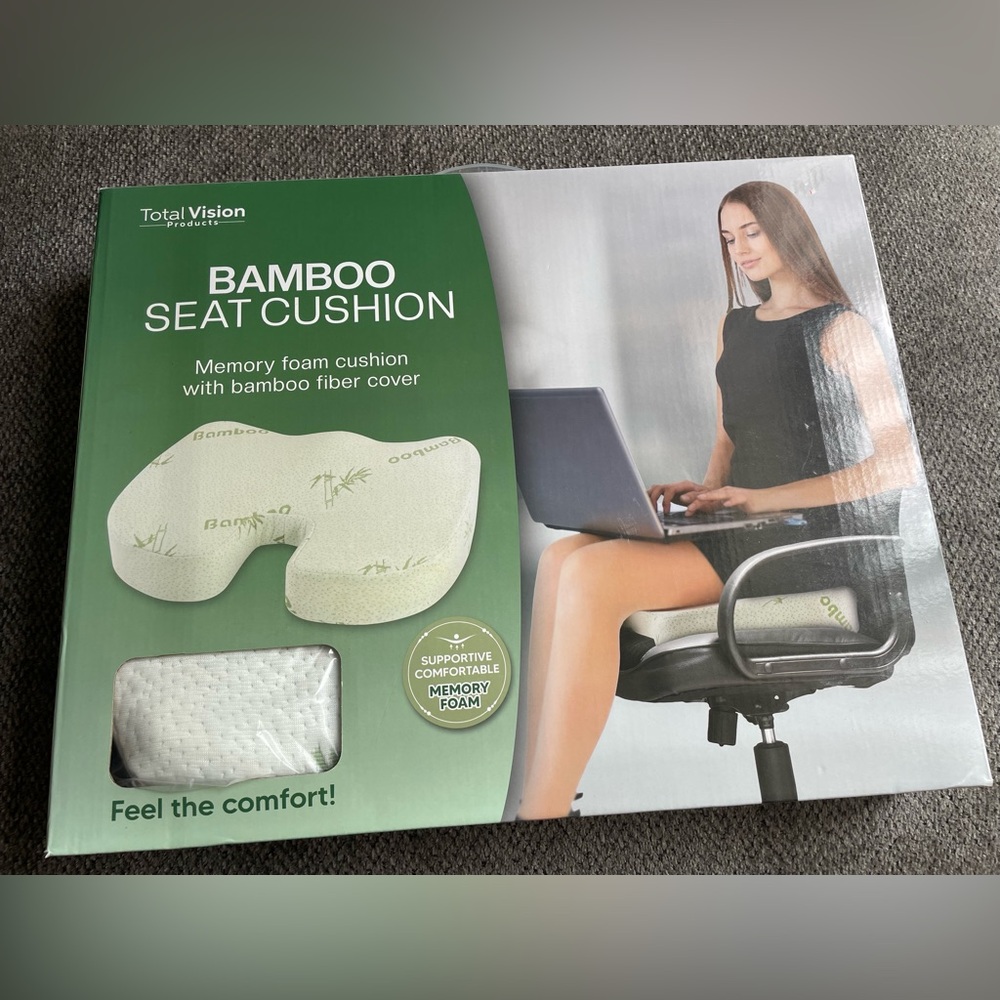 Bamboo Cushion Comfort Seat | Soft Foam Pad | Cushion Seat Pillow Chair
